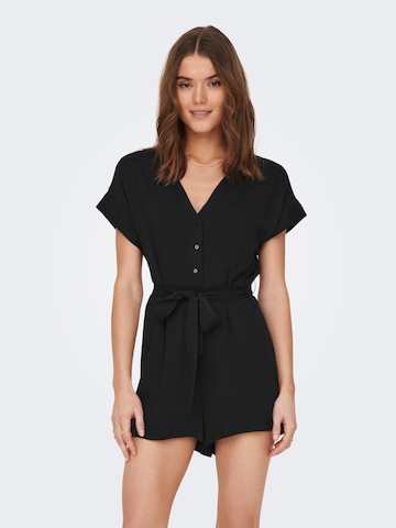 ONLY - Jumpsuit 'ALMA' en negro: frente