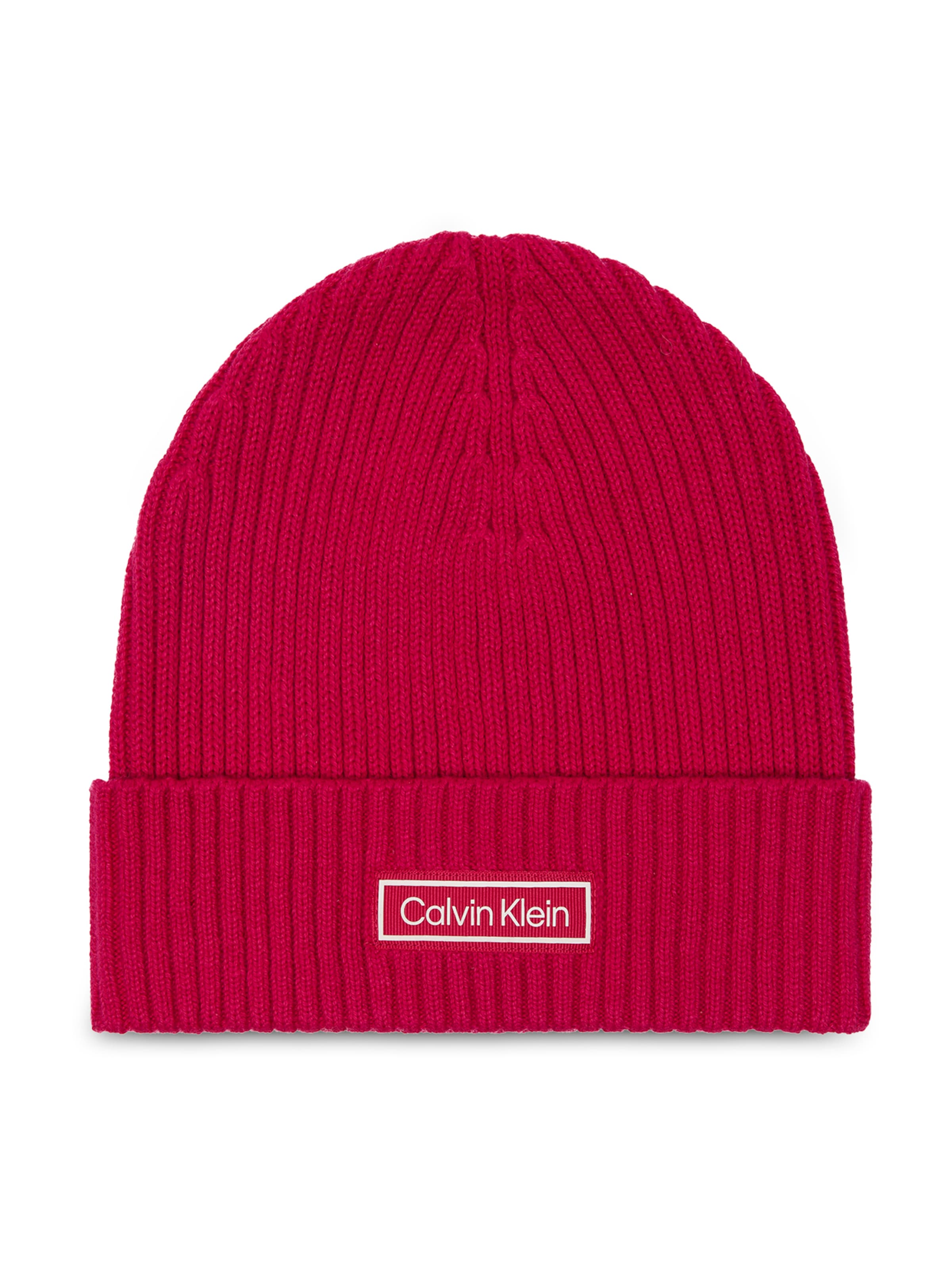 Bonnet Calvin Klein en rose : devant