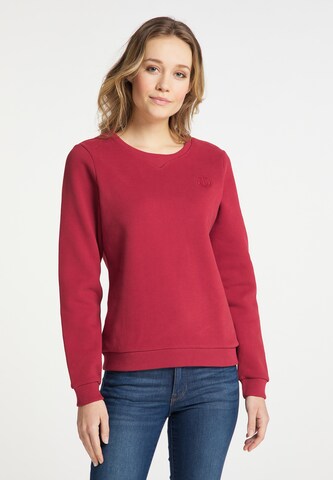 DreiMaster Maritim Sweatshirt in Red: front