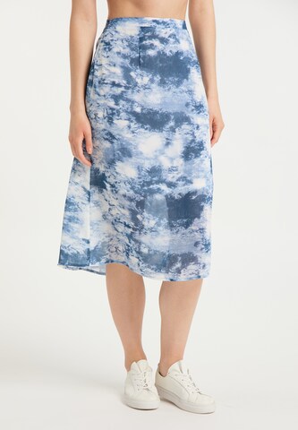 usha BLUE LABEL Rok in Blauw: voorkant