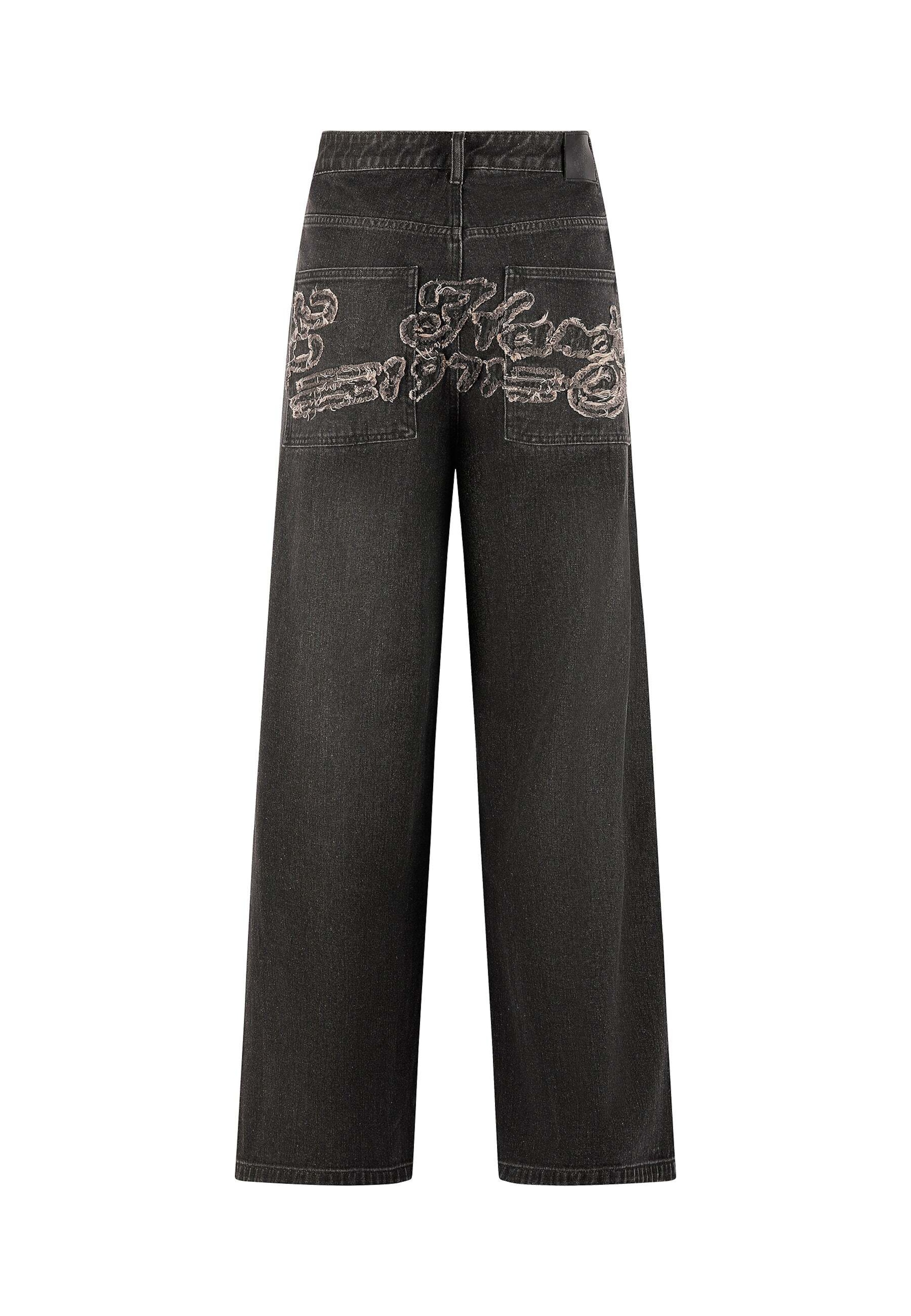 Ed Hardy - Loosefit Vaquero en negro