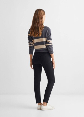 MANGO TEEN Skinny Jeans in Schwarz