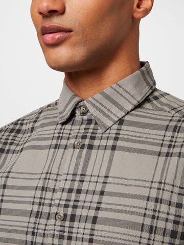 Only & Sons Regular fit Button Up Shirt 'AXL' in Grey