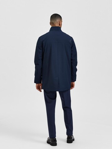 SELECTED HOMME Performance Jacket 'Peel' in Blue