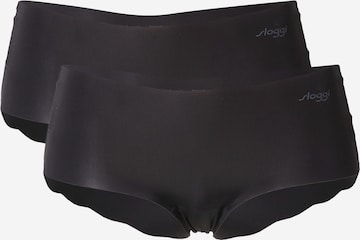 SLOGGI Boyshorts 'ZERO Microfibre 2.0 H' in Black: front