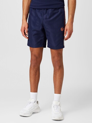 Sergio Tacchini Regular Broek 'DISPERSA' in Blauw: voorkant