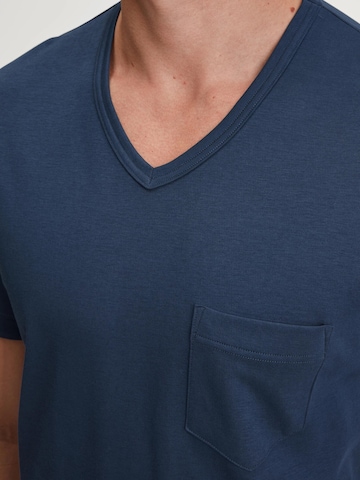 CALIDA Pyjama kurz 'Relax Streamline'‌‌‌ in Blau