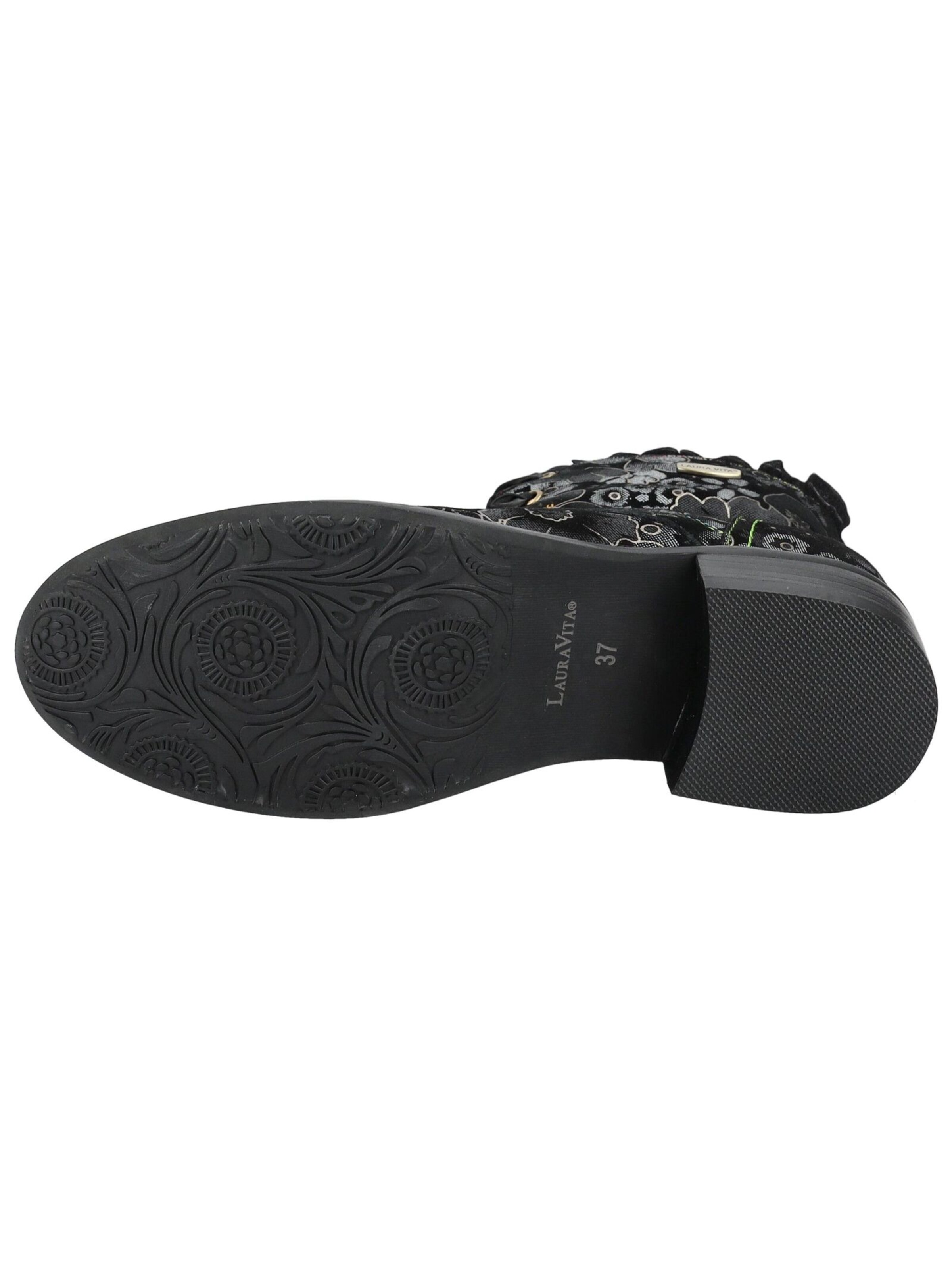 Laura Vita Veterlaarsjes in Zwart