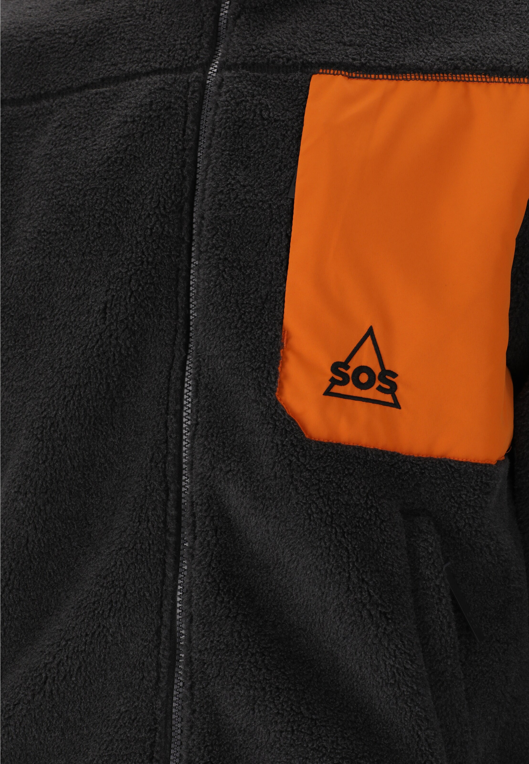 SOS Fleecejacke 'La Grave' in Grau