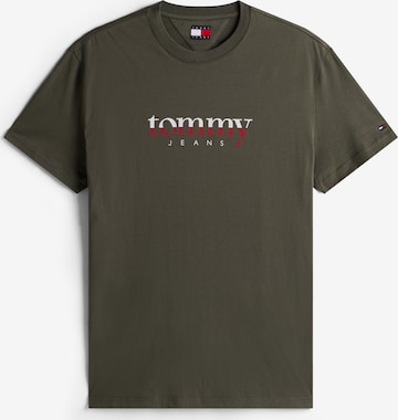 Tricou de la Tommy Jeans pe verde: față
