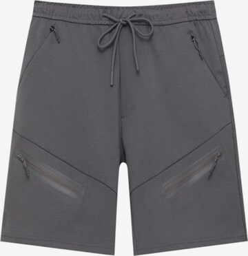 Pantaloni cargo di Pull&Bear in grigio: frontale