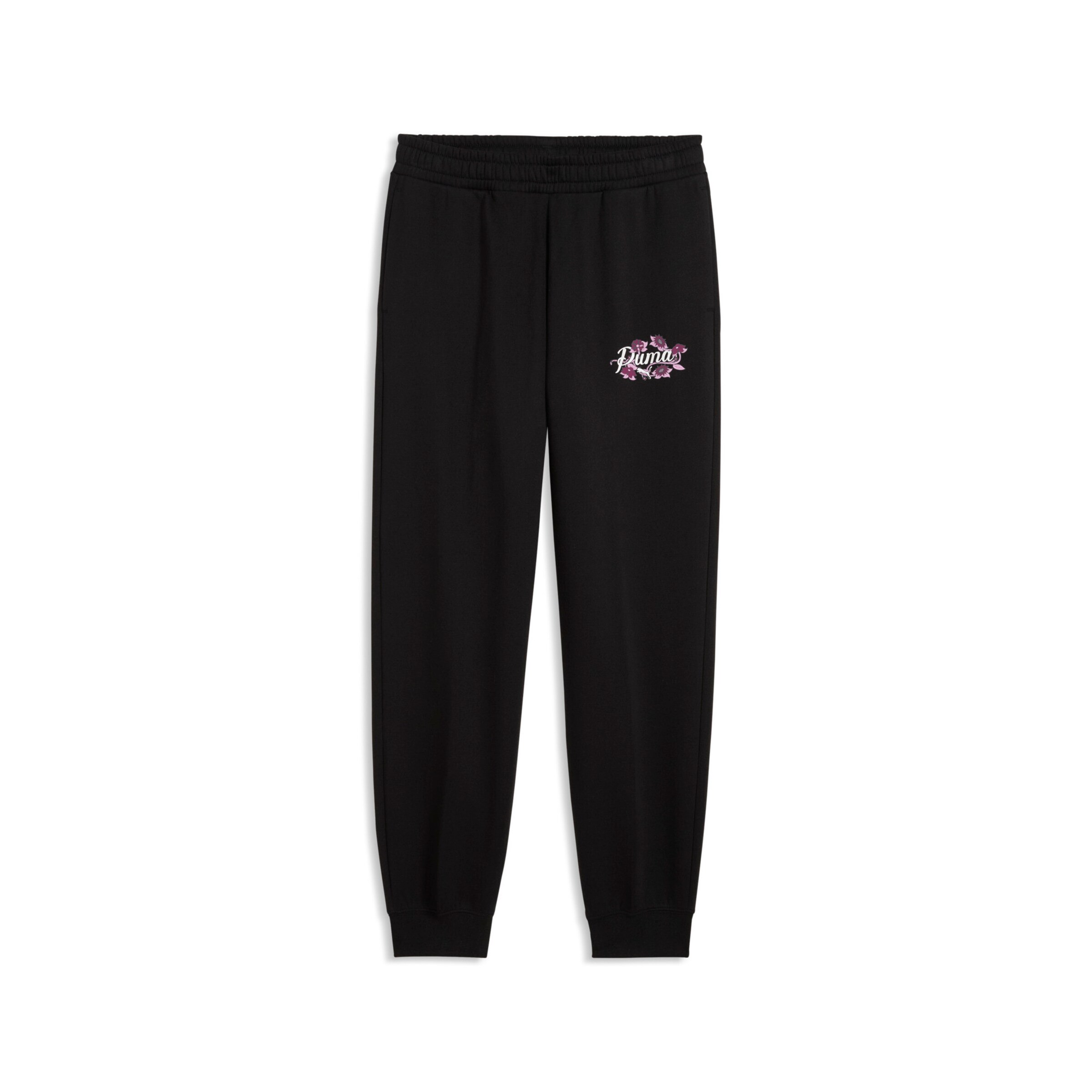 PUMA Workout Pants 'Essentials Nature 2.0' in 164 in Purple / Black / White, Item view