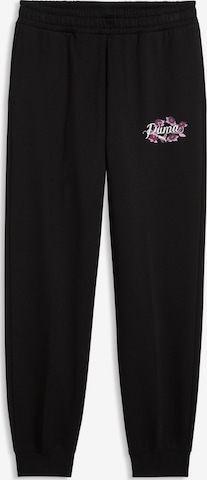 PUMA Tapered Sportbroek 'Essentials Nature 2.0' in Zwart: voorkant