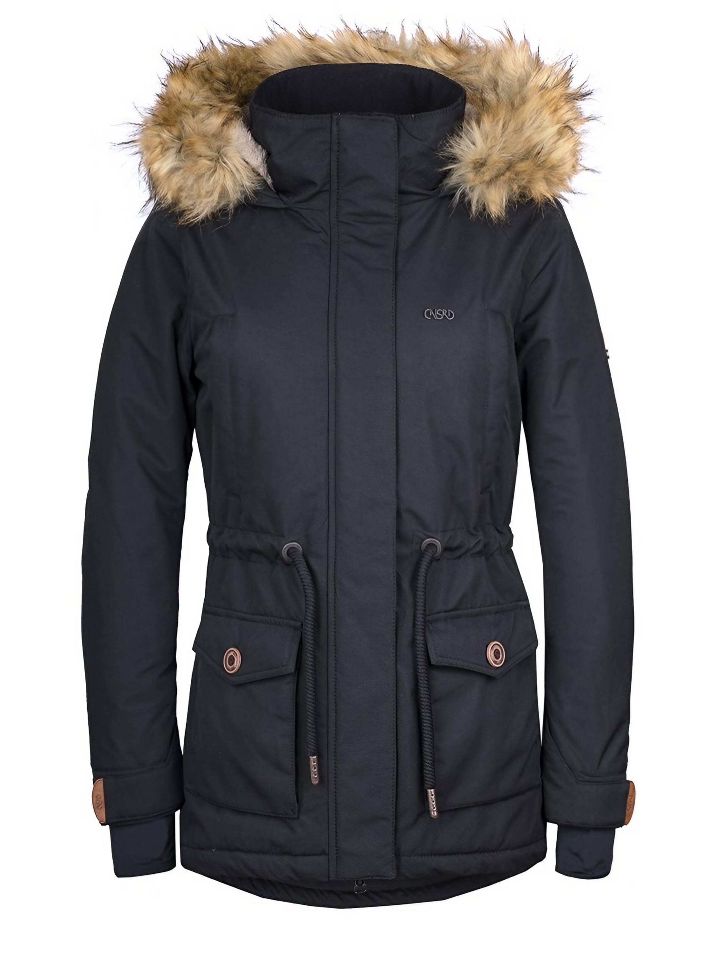 Veste d’hiver 'ABBEY FLORA' CNSRD en noir