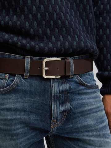 Ceinture 'Janni' BOSS en marron : devant