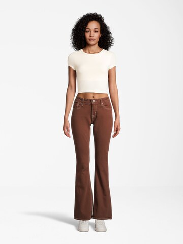 AÉROPOSTALE Flared Jeans in Brown