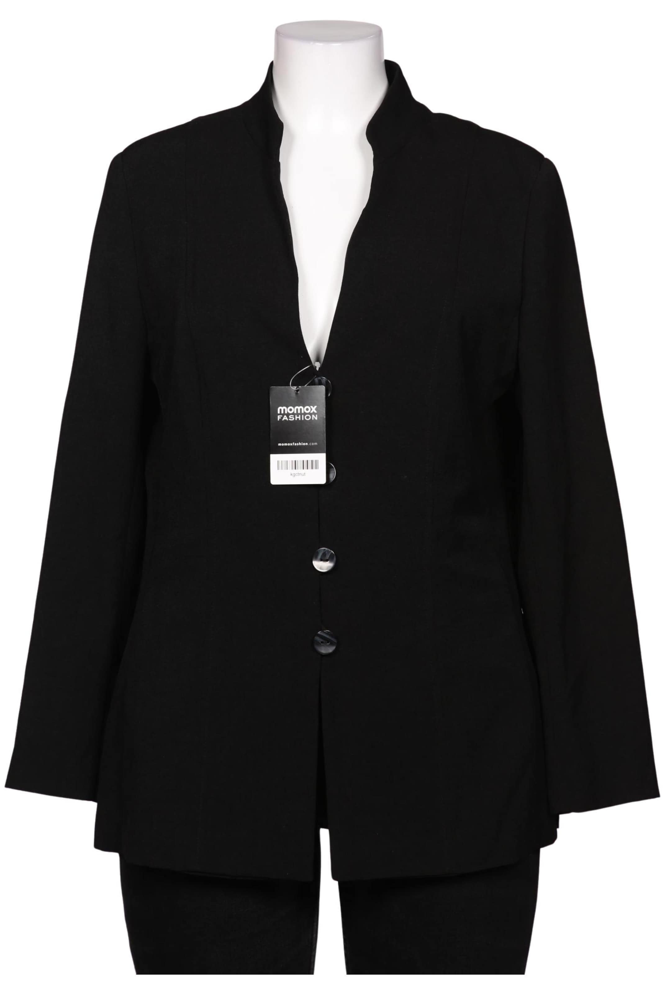 Helena Vera Blazer XXL in Schwarz: Vorderseite