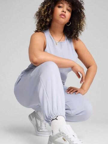 PUMA Regular Sports trousers 'Puma Wardrobe Ess Relaxed Sweatpants Tr Cl Co' in Blue