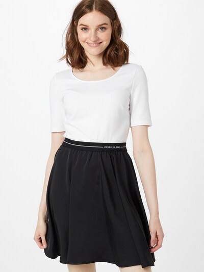 fekete / fehér Calvin Klein Jeans Ruha, Modell nézet