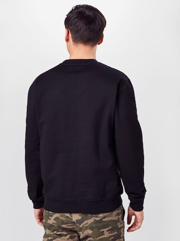 WOOD WOOD Sweatshirt 'Tey' in Schwarz