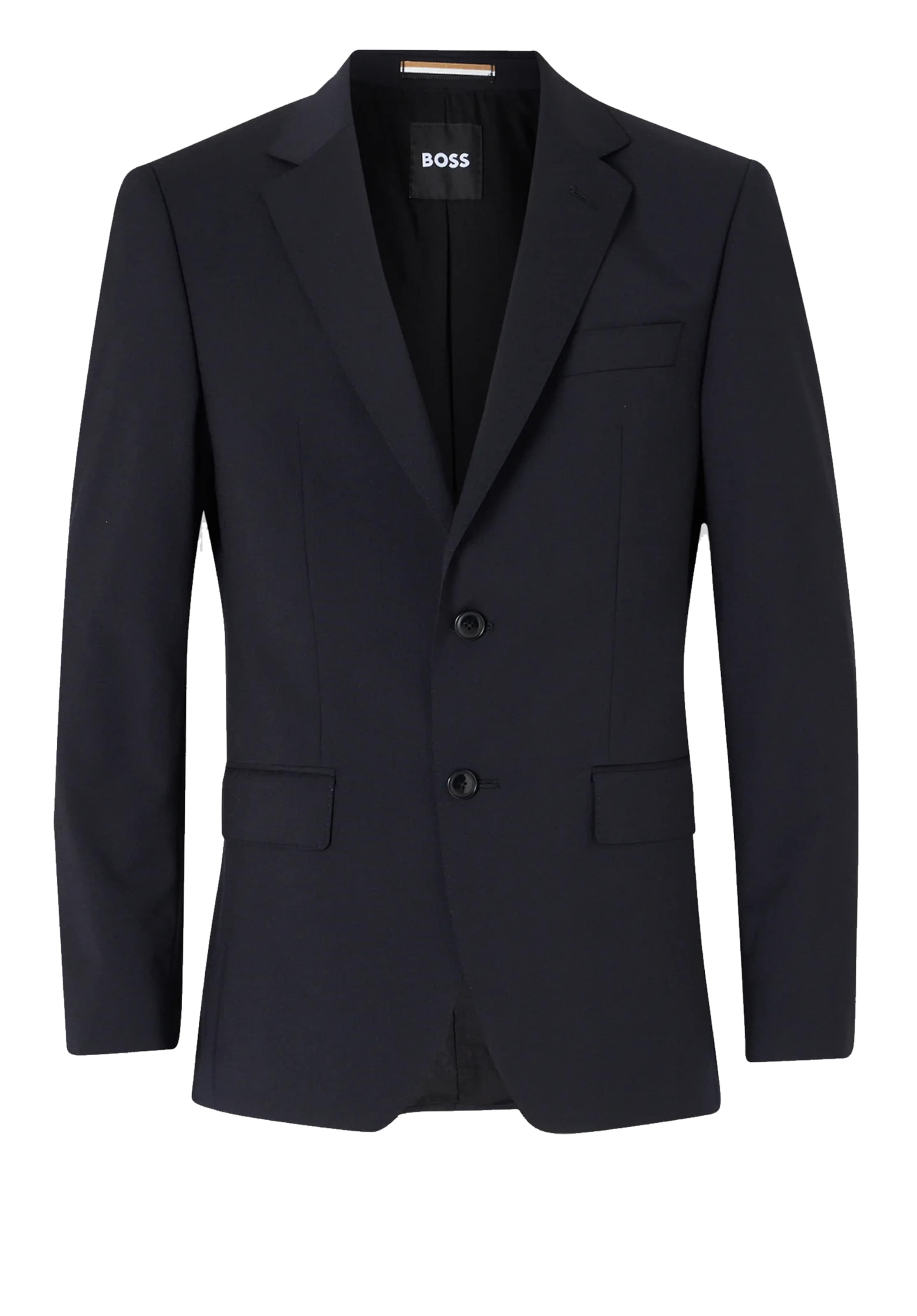 BOSS Slim Fit Sakko 'Huge' in Blau: Vorderseite