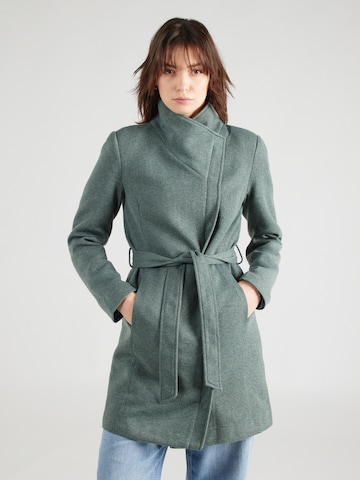 Manteau mi-saison 'ELLI' ONLY en vert : devant