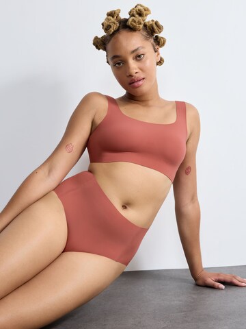 SLOGGI - Cueca ' ZERO Feel 2.0 Highwaist ' em laranja