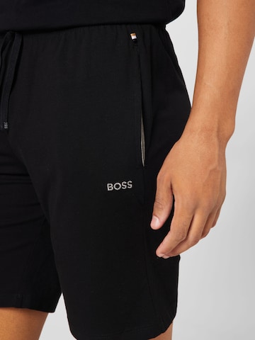 BOSS Regular Pyjamabroek 'Mix&Match Short CW' in Zwart