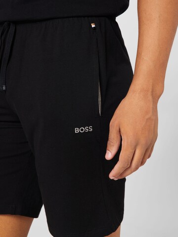 Regular Pantalon de pyjama 'Mix&Match Short CW' BOSS Orange en noir
