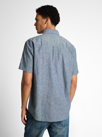 Regular fit Cămașă de la TOM TAILOR DENIM pe albastru