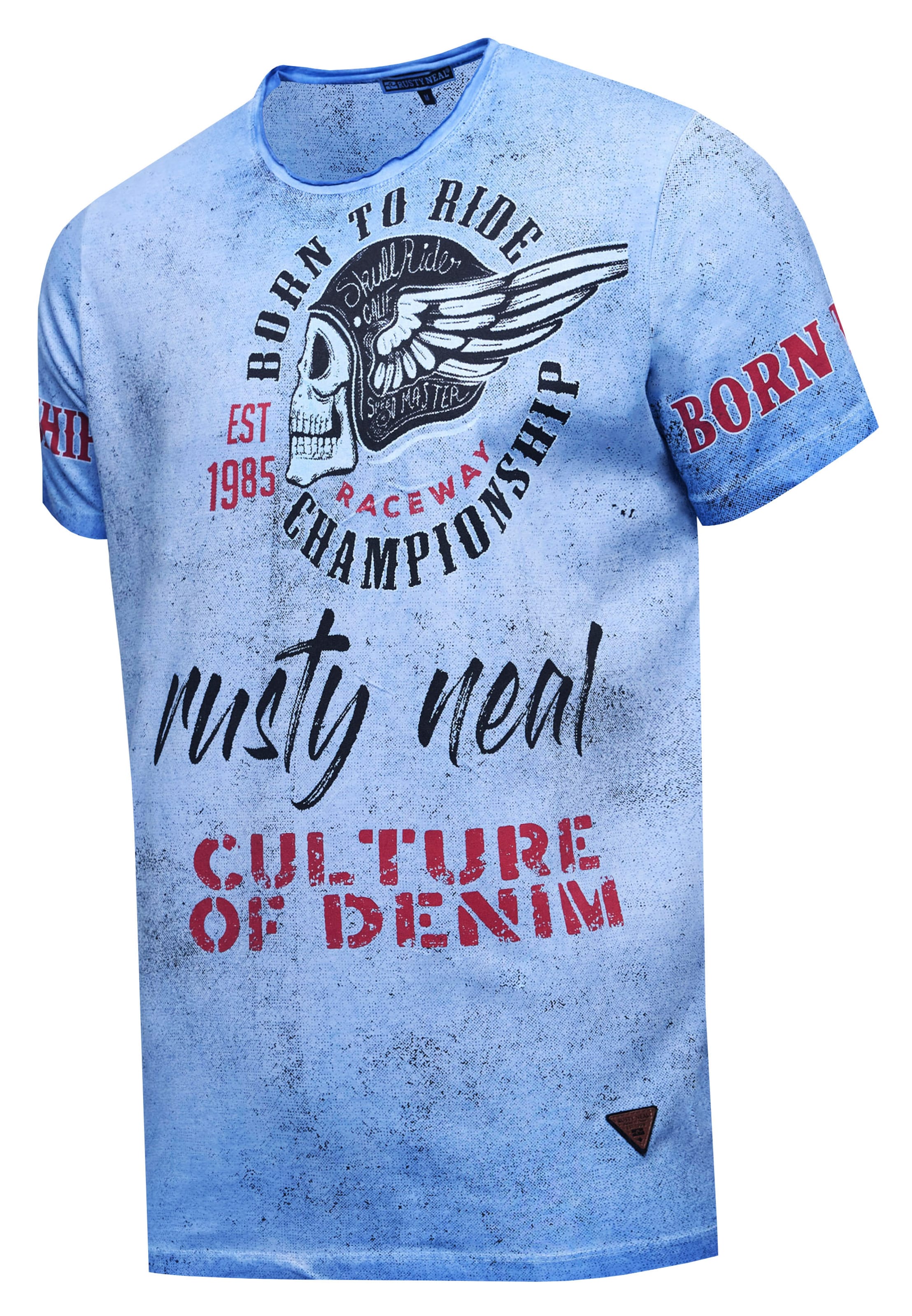 Rusty Neal T-Shirt in Blau
