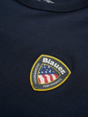 T-Shirt 'BLAUER FAXON T-SHIRT T-SHIRT' Blauer en bleu