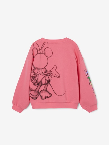 Desigual Sweatshirt 'Minnie Mouse' i pink