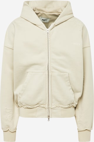 MOUTY Sweatjacka 'TRIUMPH' i beige: framsida