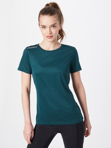 Newline Performance shirt in Green: front