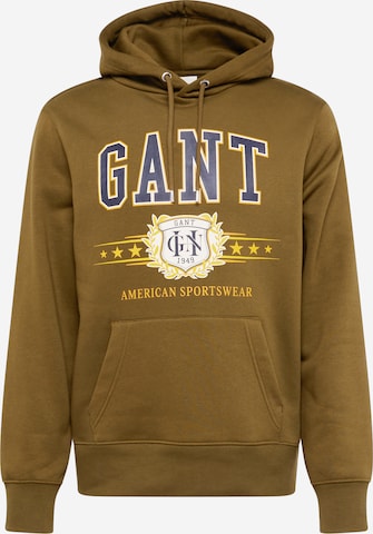 GANT Sweatshirt in Groen: voorkant