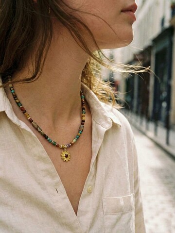 Nemomatheo Necklace 'Earth Bloom' in Gold