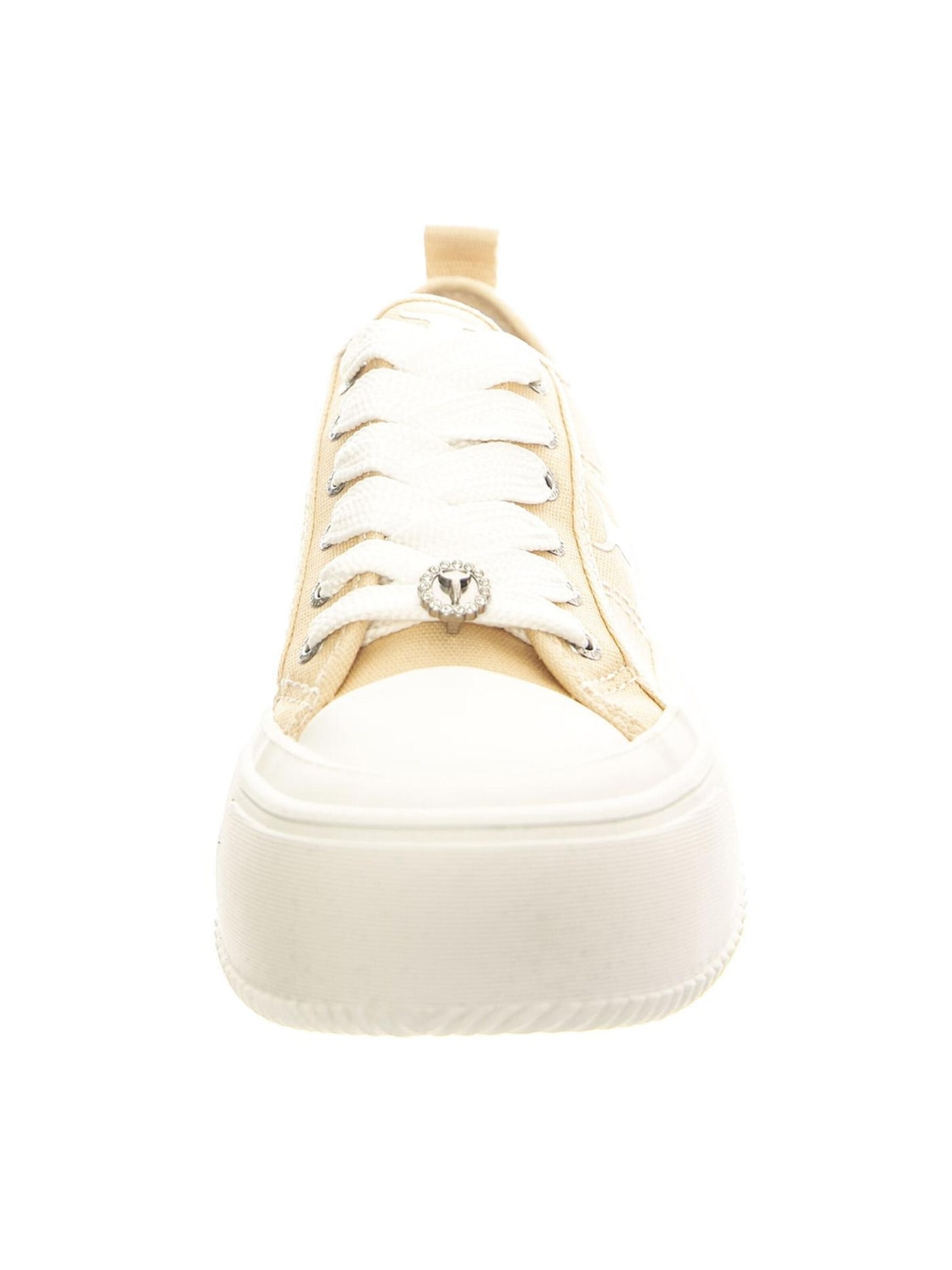 Scarpa stringata sportiva 'Intentions Sand / White Canvas / Brave White' di Windsor Smith in beige