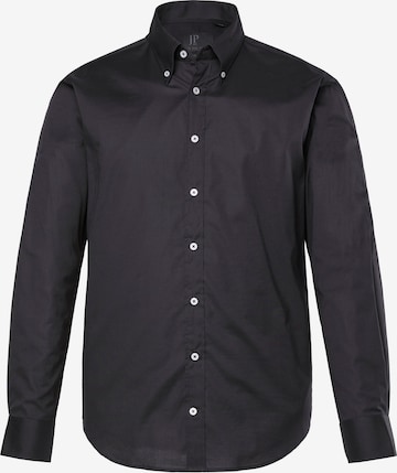 JP1880 Overhemd in Zwart: voorkant