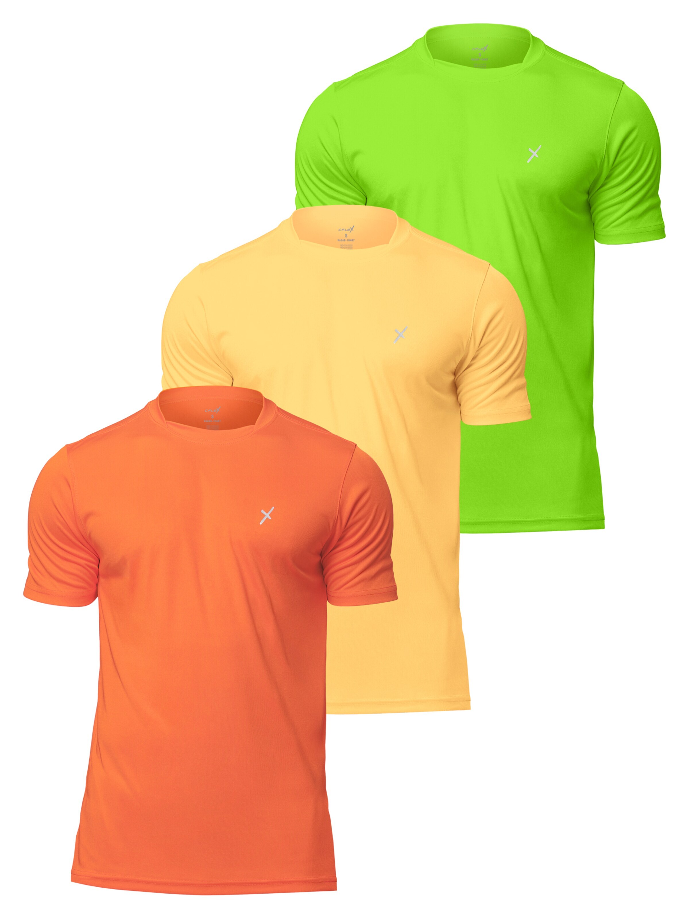 cflex Performance Shirt 'Sportswear Collection Set' in Orange: front