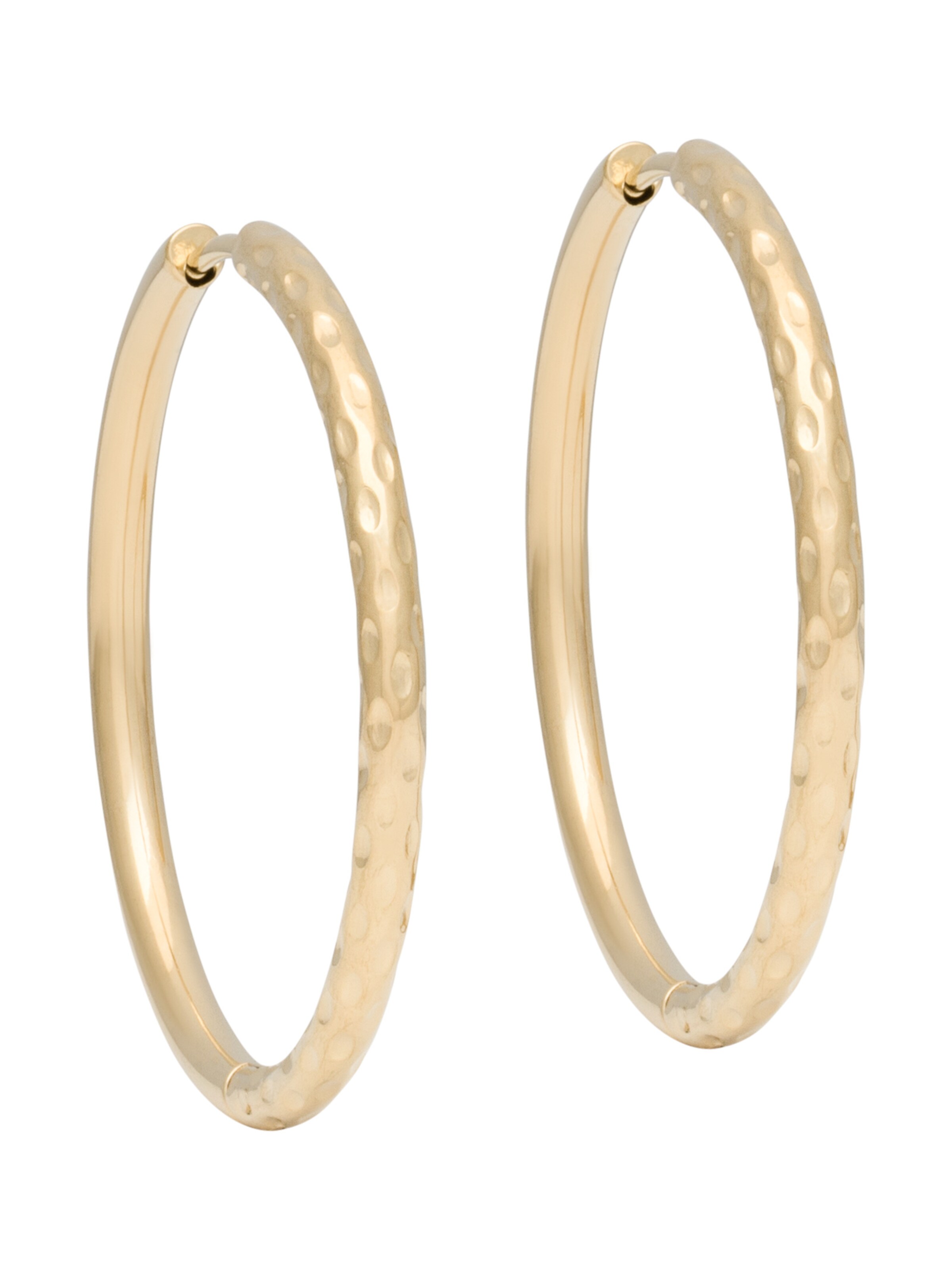 A&C Oslo – Nordic Design Jewellery Earrings 'Raw Coll' in Gold: front