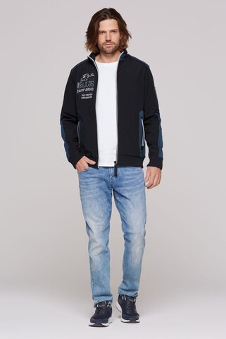 CAMP DAVID Softshelljacke mit Colour-Blocking in Blau