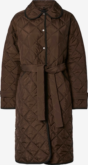 PIECES Prijelazni kaput u čokolada / crna, Pregled proizvoda