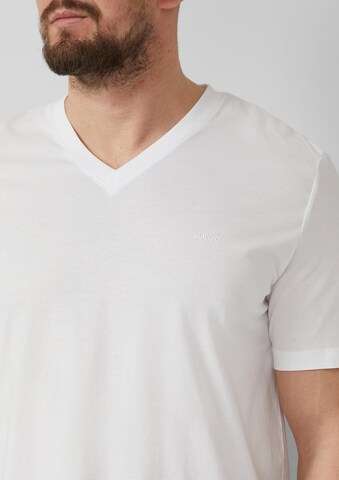 T-Shirt s.Oliver en blanc