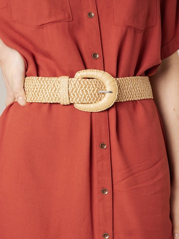 Deeluxe Riem in Beige: voorkant