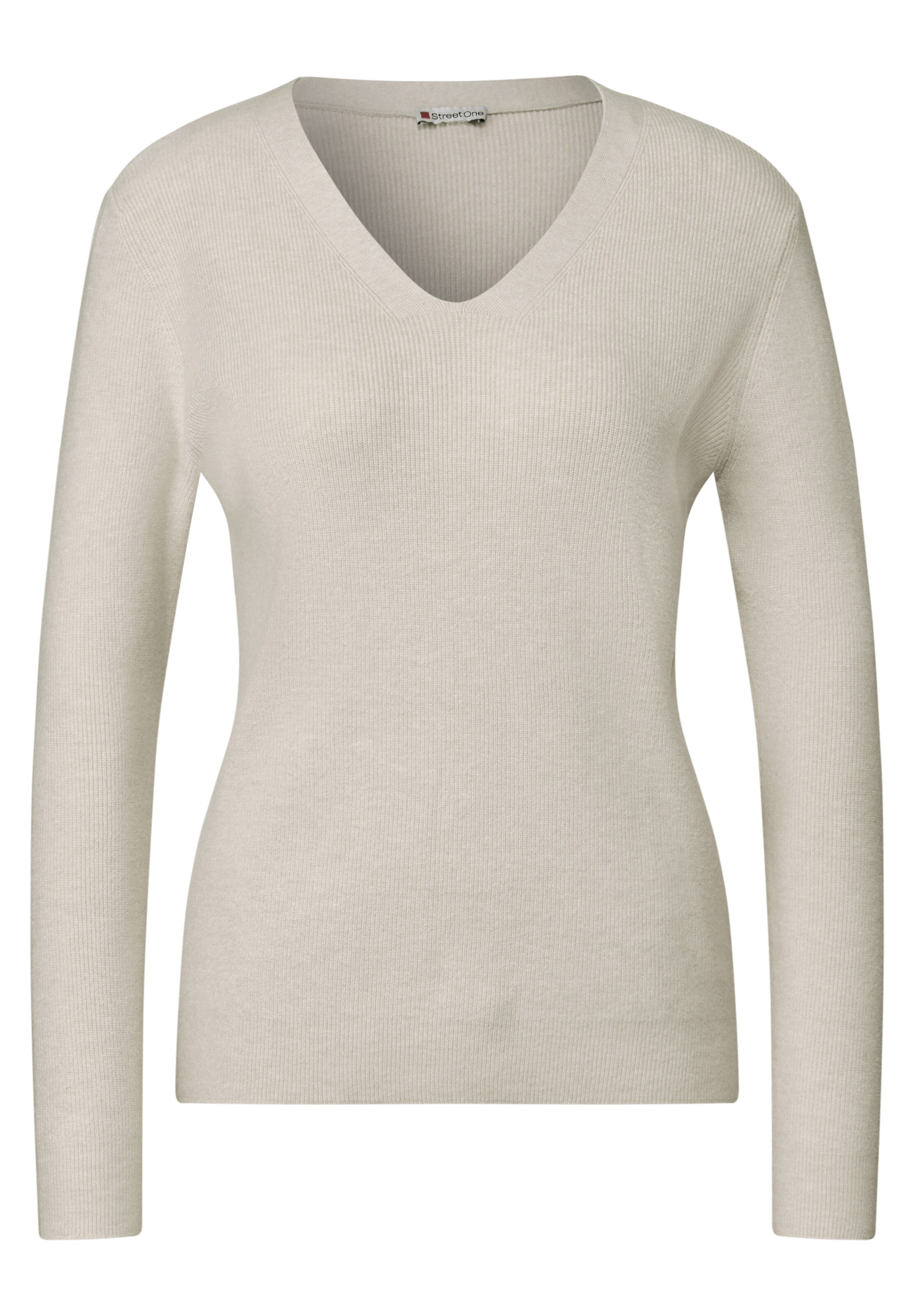 STREET ONE Pullover in Beige: Vorderseite