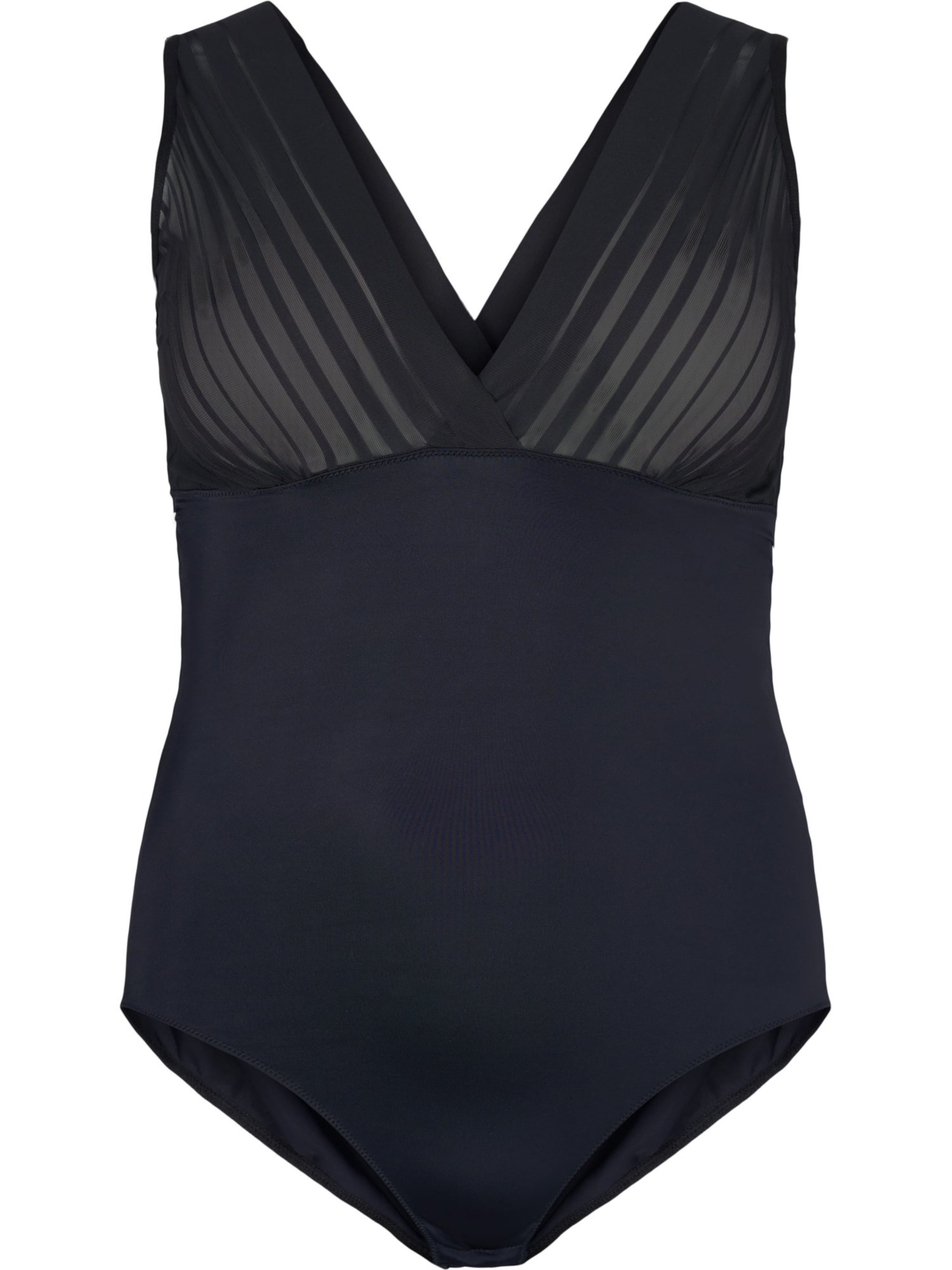 Devoted by Zizzi Shirtbody i sort: forside