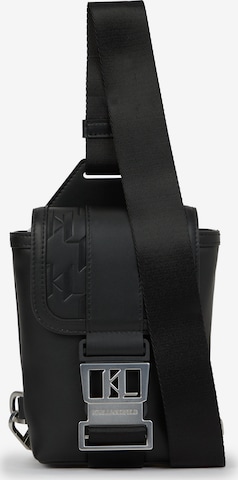 juoda Karl Lagerfeld Rankinė su ilgu dirželiu: priekis