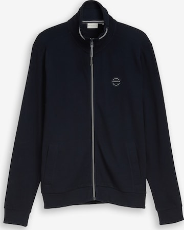 TOM TAILOR Sweatjacke in Blau: Vorderseite