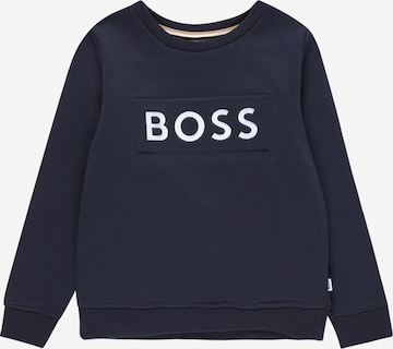 BOSS Kidswear Tréning póló - kék: elől